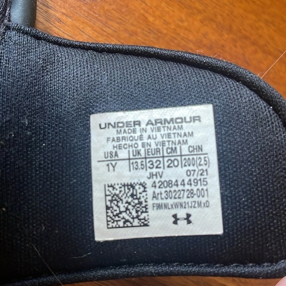 Under Armour Ignite Slide Sandal Slip On Flip Flop Shoe Adjustable Youth 1 - Picture 5 of 5